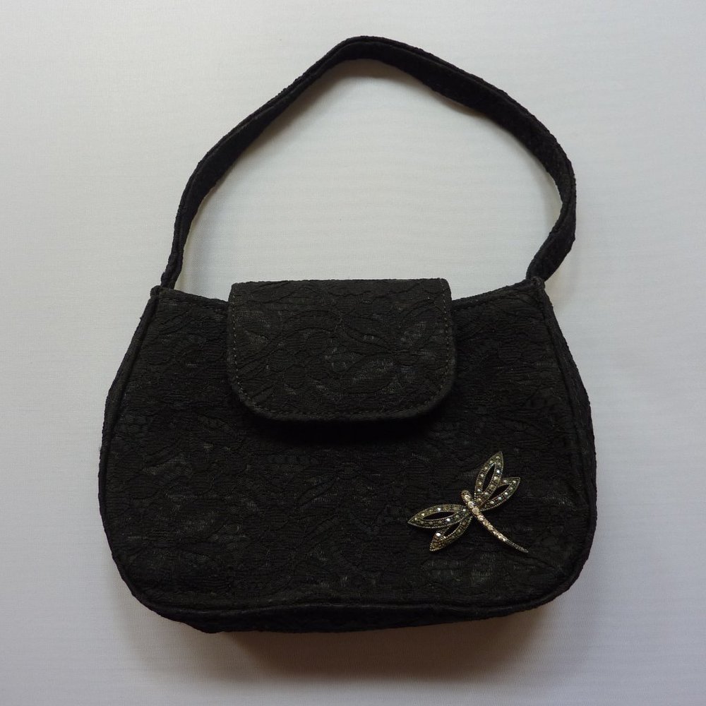 Vintage Judith Jack Purse Marcasite Dragonfly